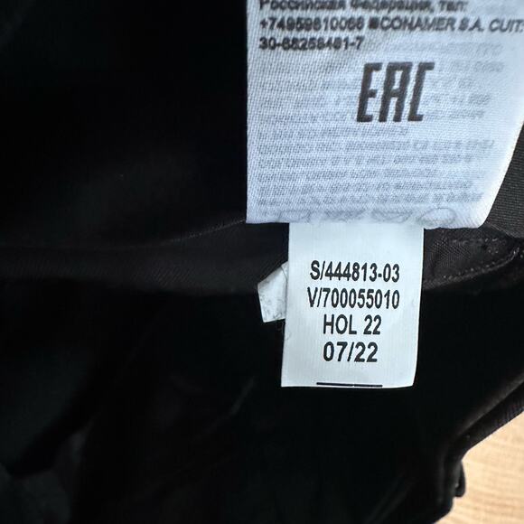 NWT Banana Republic SHORT Siena Straight Italian Wool Pant black 6 - Picture 8 of 11